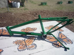Spray Painted Bike Frame