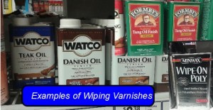 Wiping Varnishes