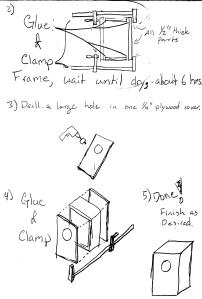 How to Make  a Cajon Drum P2