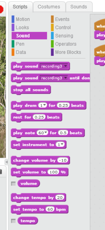 scratch programming sound