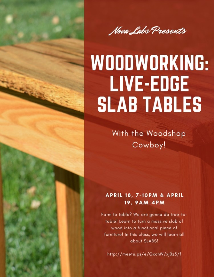 Wooworking Live-Edge Slap Tables